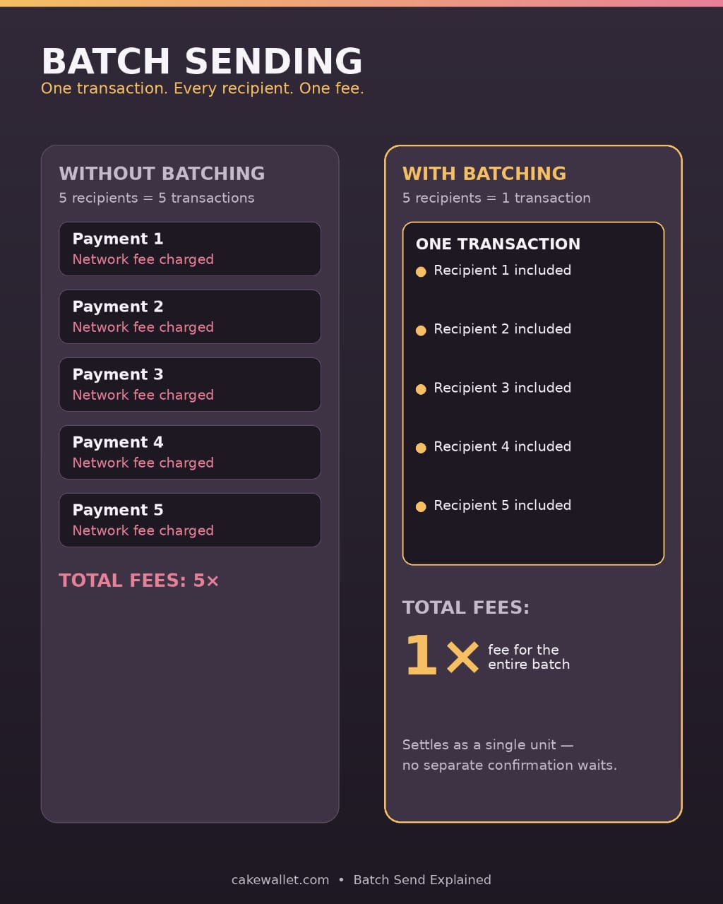 Why Cake Wallet's Batch Send Feature Deserves More Attention Than It Gets