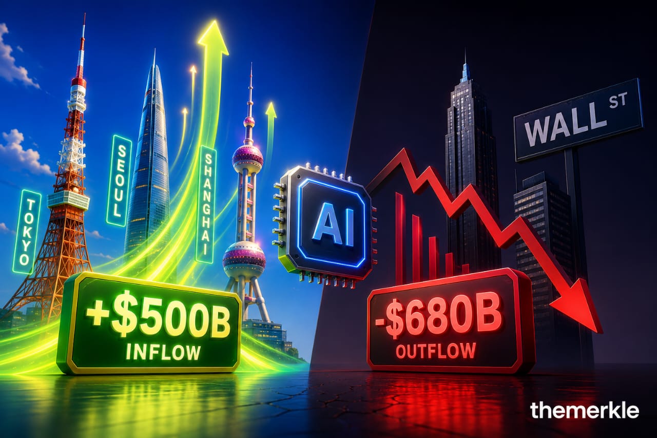 Asia Adds $500 Billion in a Single Session as Wall Street's AI Takes a $680 Billion Gut Punch